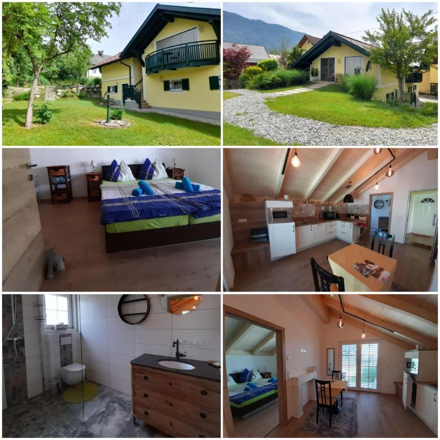 Apartments Edelweiß&Enzian - Gästehaus zum Fuchs Hermagor-Pressegger See Exterior foto